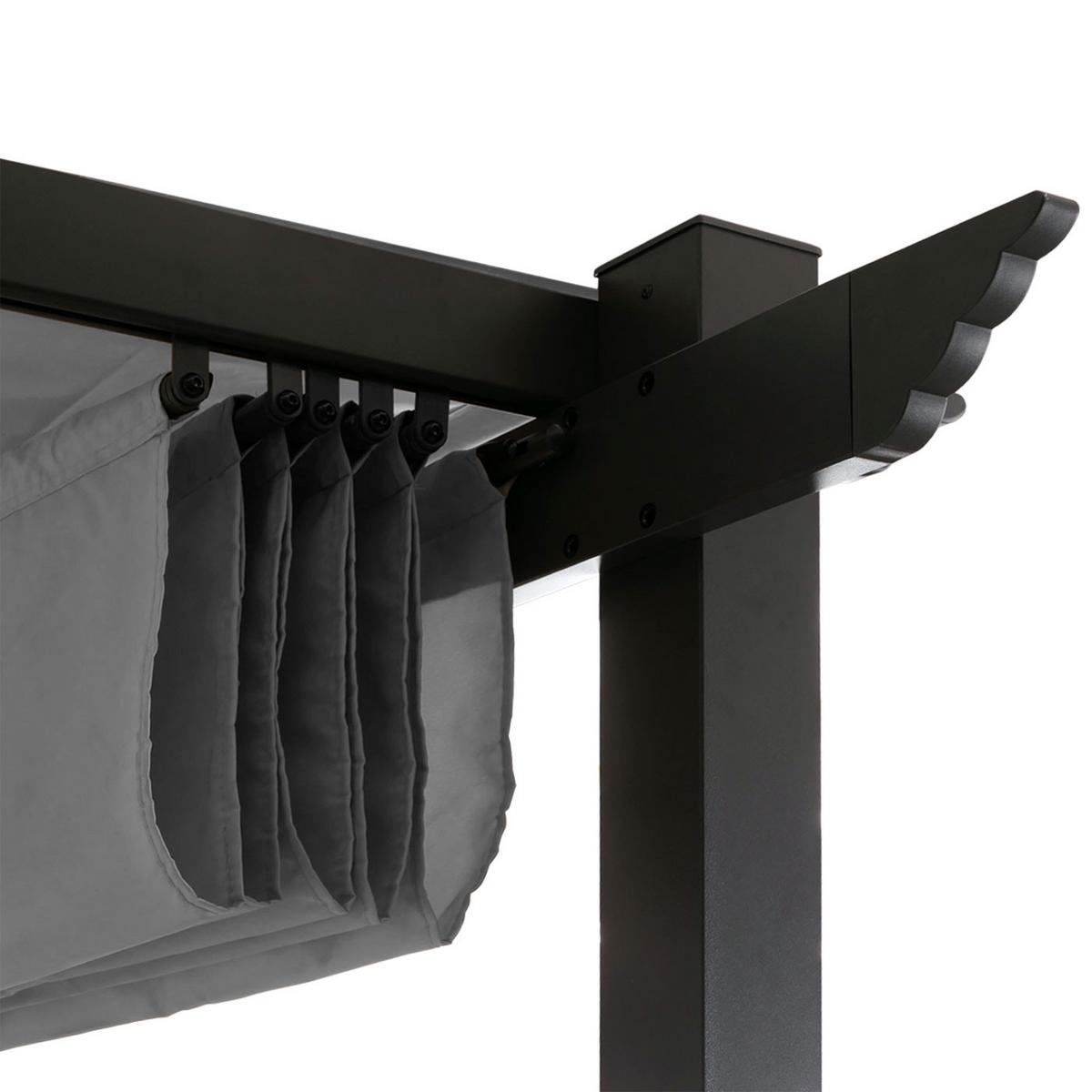 PERGOLA Grau - Grau, Textil (300/240/300cm) - MCW