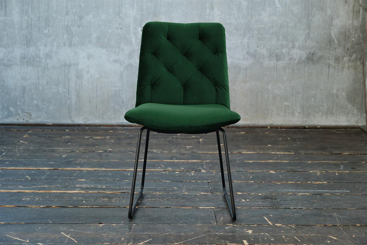 STUHL NEW CHARME Smaragdgrün Velvet (1er-Set) - Smaragdgrün, Textil (52/87/66cm) - KAWOLA