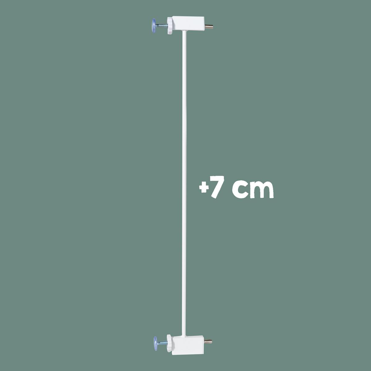 SCHUTZGITTERVERLÄNGERGUNG easySafe+ 7 cm - Weiß, Metall (10/2.7cm) - Roba