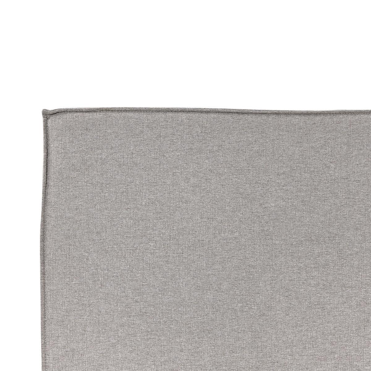 POLSTERBETT 180/200cm Hellgrau Moissac - Hellgrau, Textil (180/200cm) - Beliani