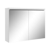 SPIEGELSCHRANK Paso Weiß - 80 x 20 x 60 cm - Weiß, Holz (80/60/20cm) - Badplaats