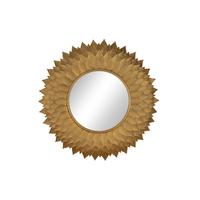 WANDSPIEGEL Gold 94/94 cm - Goldfarben, Metall (11.3/94/4cm) - KUNSTLOFT