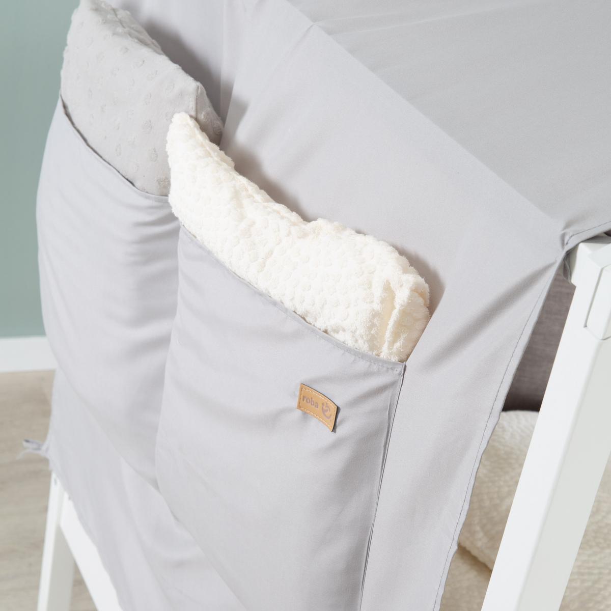 HAUSBETTBEZUG neutral 90 x 200 cm - Grau, Kunststoff/Textil (90/200cm) - Roba