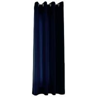 VORHANG BERLIN HxB 225x140cm Dunkelblau - Dunkelblau, Textil (140/225cm) - Gardinenbox