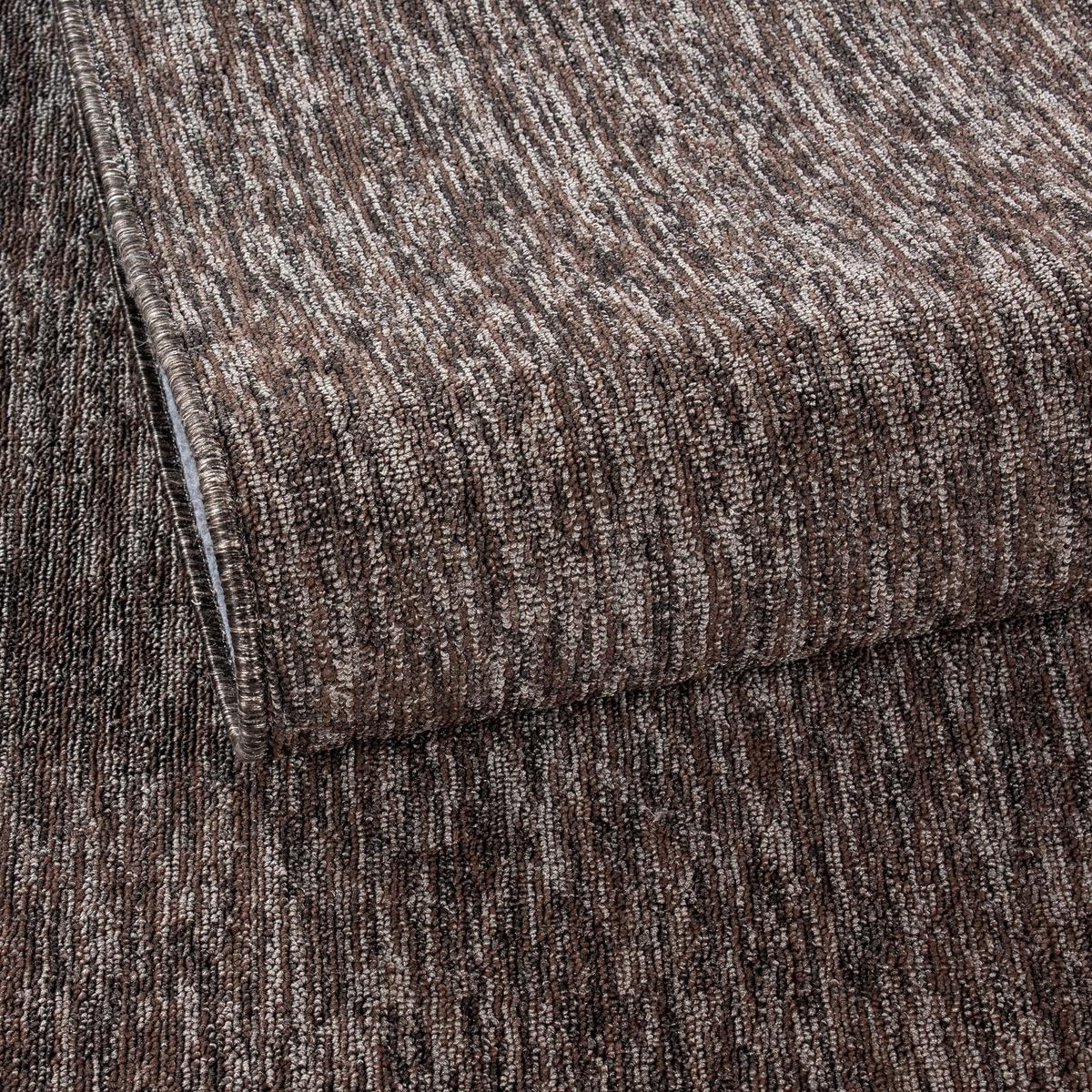 TEPPICH Kurzflor AMMER in Braun, einfarbig, Ø 200 cm - Braun, Textil (200/200cm) - KADIMA DESIGN