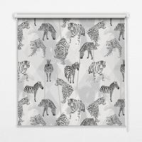 INNENROLLO - Fensterrollo - Rollo - 90x180 cm - Graue Tiere - Grau, Kunststoff (90/180/0.5cm) - TULUP