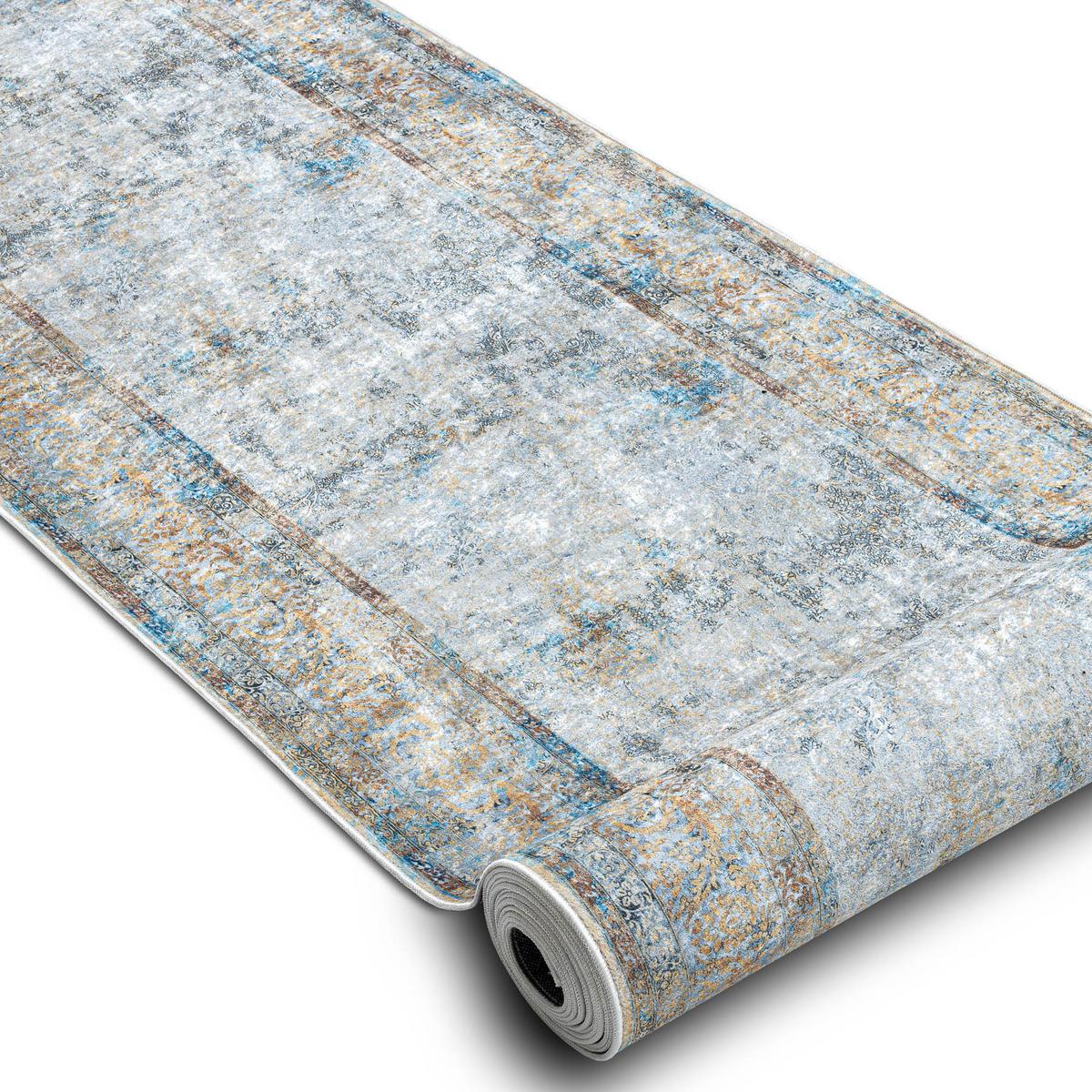 LÄUFER Antirutsch LOTUS 80/270 cm - Grau, Textil (80/270cm) - rugsX