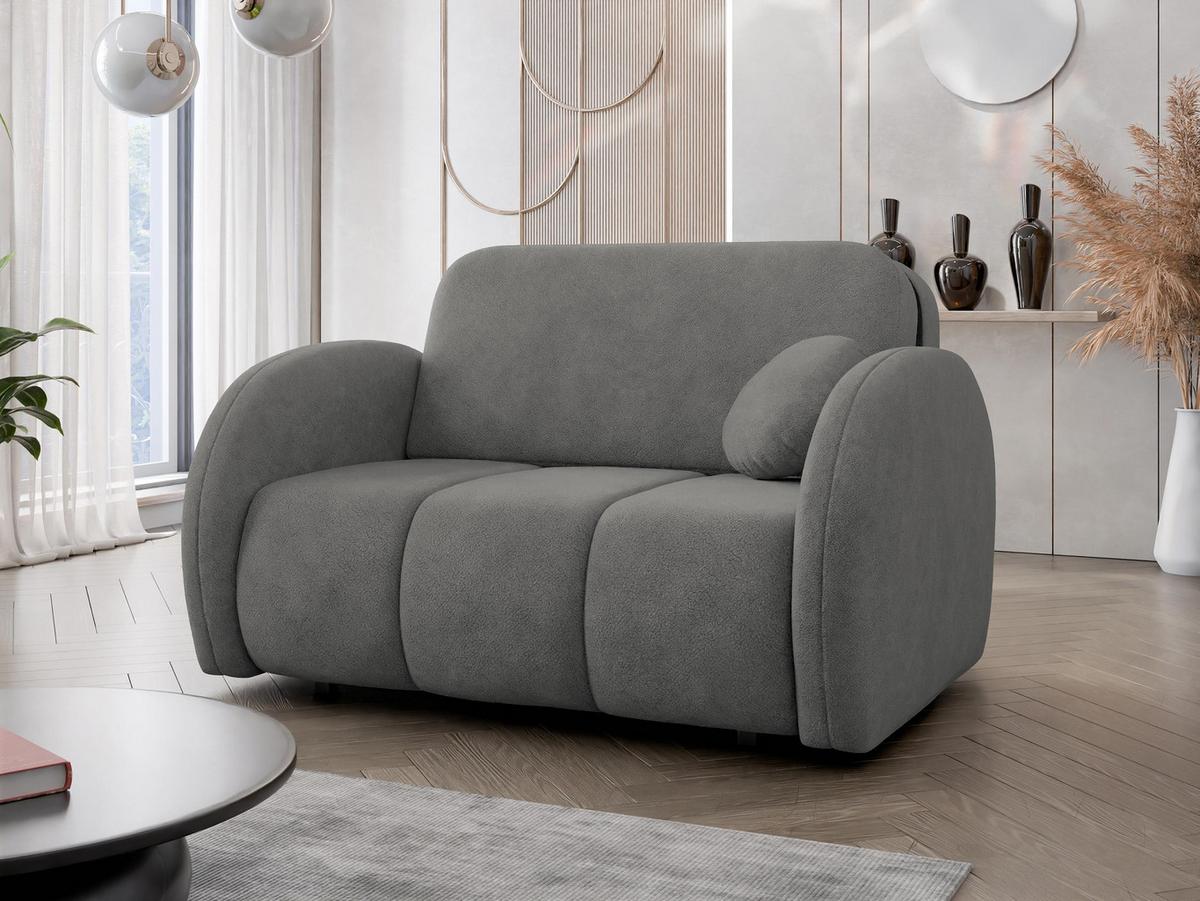 SCHLAFSOFA Viva Comfy II - Schwarz/Grau, Holz/Textil (132/85/103cm) - MIRJAN24