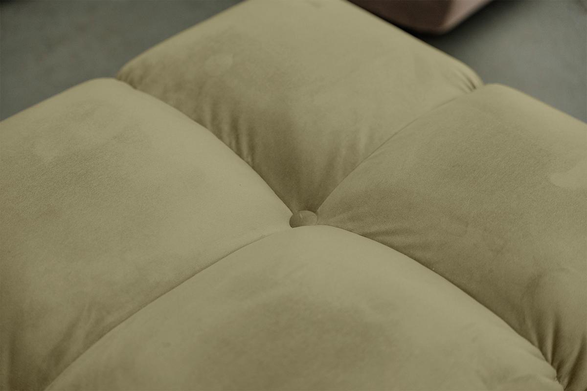 SITZGRUPPE VIVIEN 3ER SET Grün Velvet (1er-Set) - Olivgrün/Grün, Kunststoff/Textil (510/85/359cm) - KAWOLA