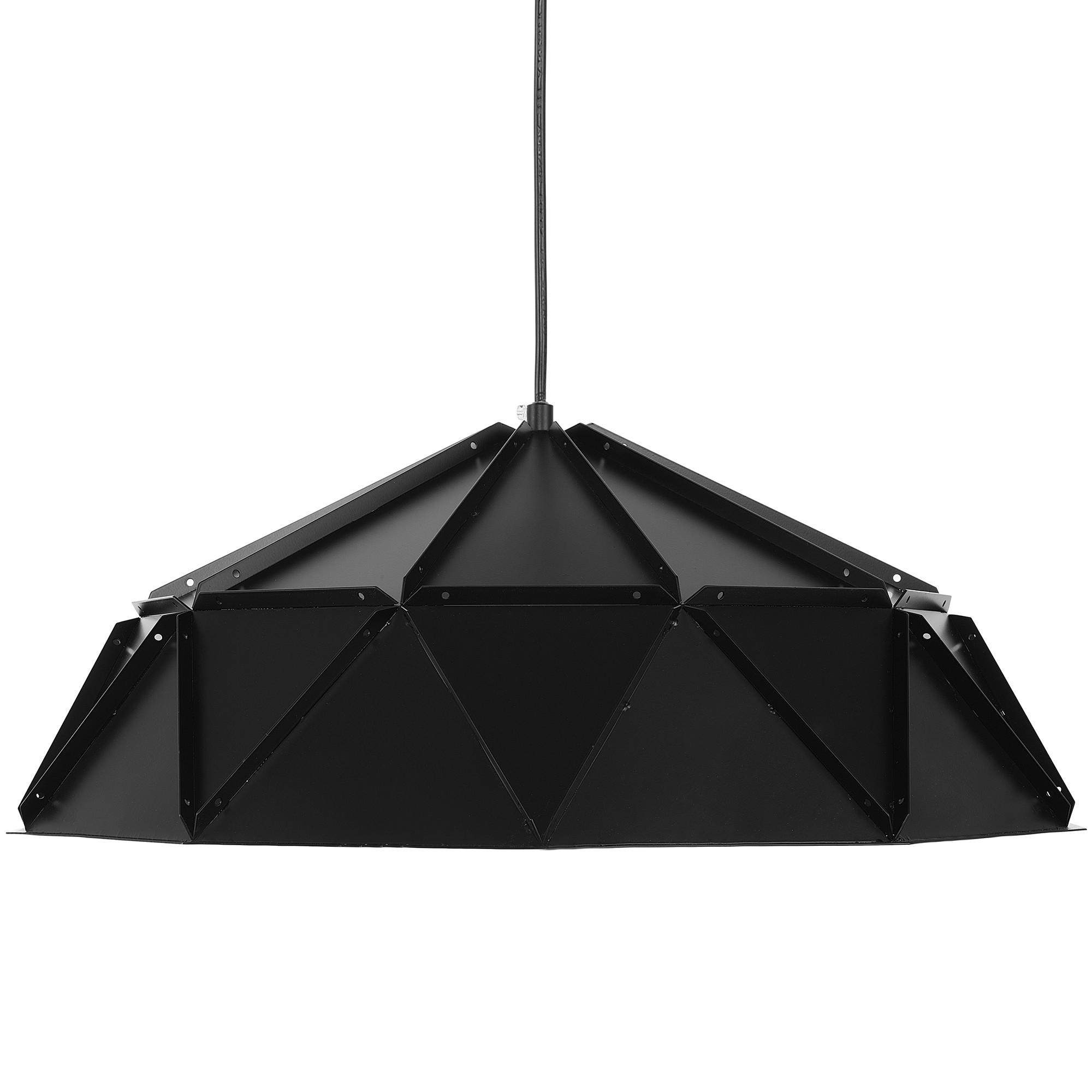 HÄNGELEUCHTE Senia 45/45/120 cm - Schwarz, Metall (45/45/120cm) - Beliani