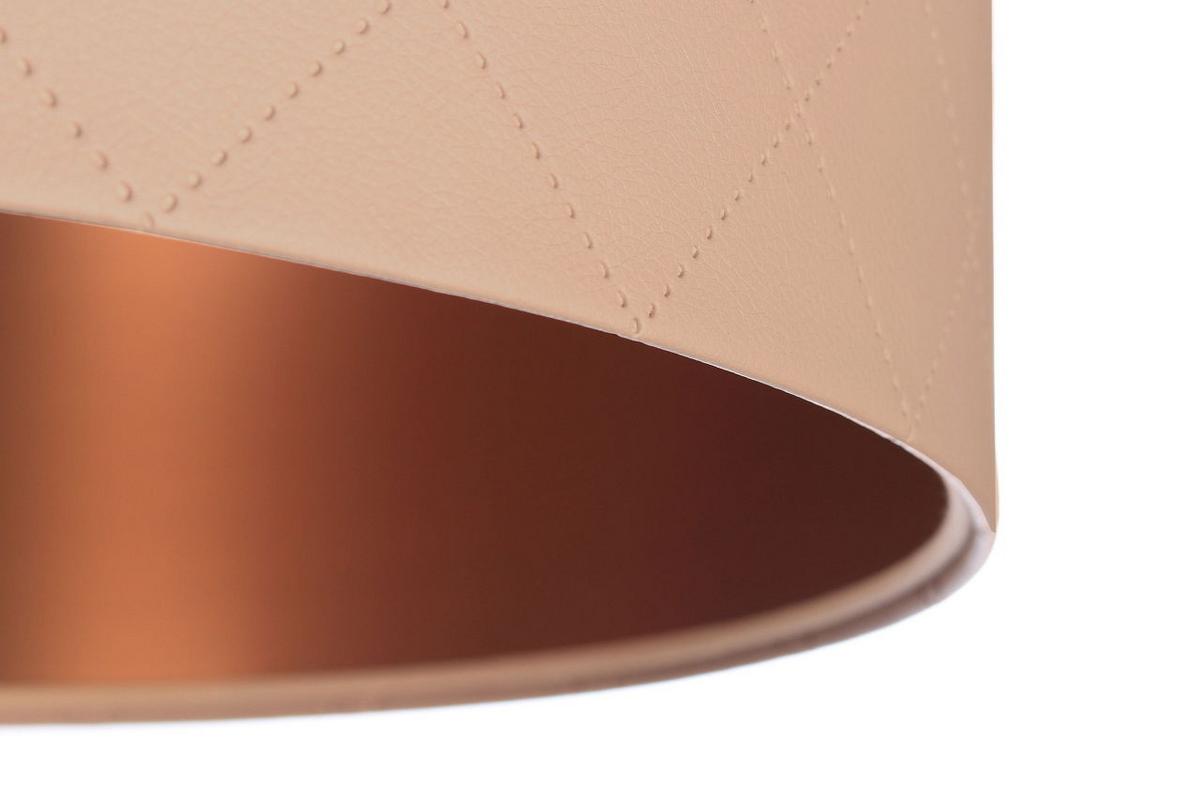 HÄNGELEUCHTE Kupfer 60/30 cm - Beige/Kupferfarben, Kunststoff (60/1.1/30cm) - ONZENO