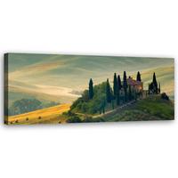 KUNSTDRUCK Grün 90/30 cm - Grün, Textil (90/30cm) - KUNSTLOFT