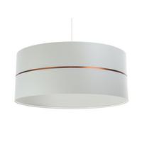 HÄNGELEUCHTE Grau 40/21 cm - Grau/Kupferfarben, Kunststoff (40/0.6/21cm) - ONZENO