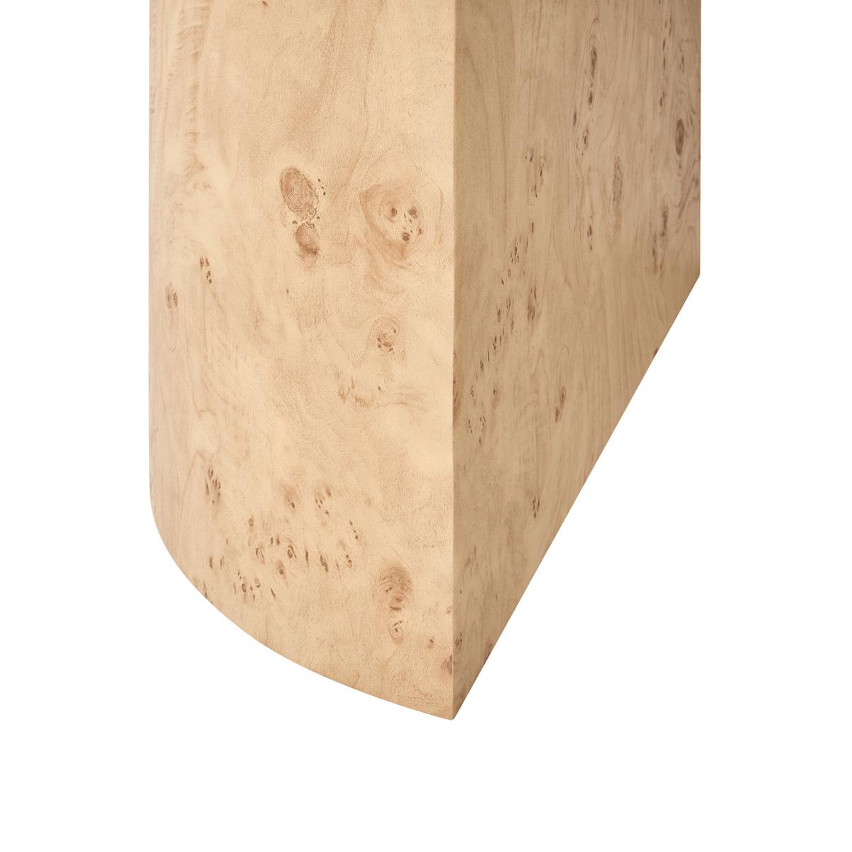 ESSTISCH Wurzelholz Optik 180 cm 90 cm Asbury - Braun, Holzwerkstoff (180/90/75cm) - Beliani