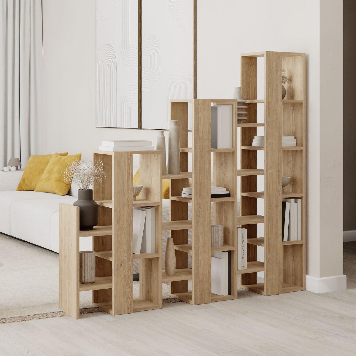 REGAL Trenner Anissa - H151 cm - Eichefarben, Holzwerkstoff (29/151/31.1cm) - Calicosy