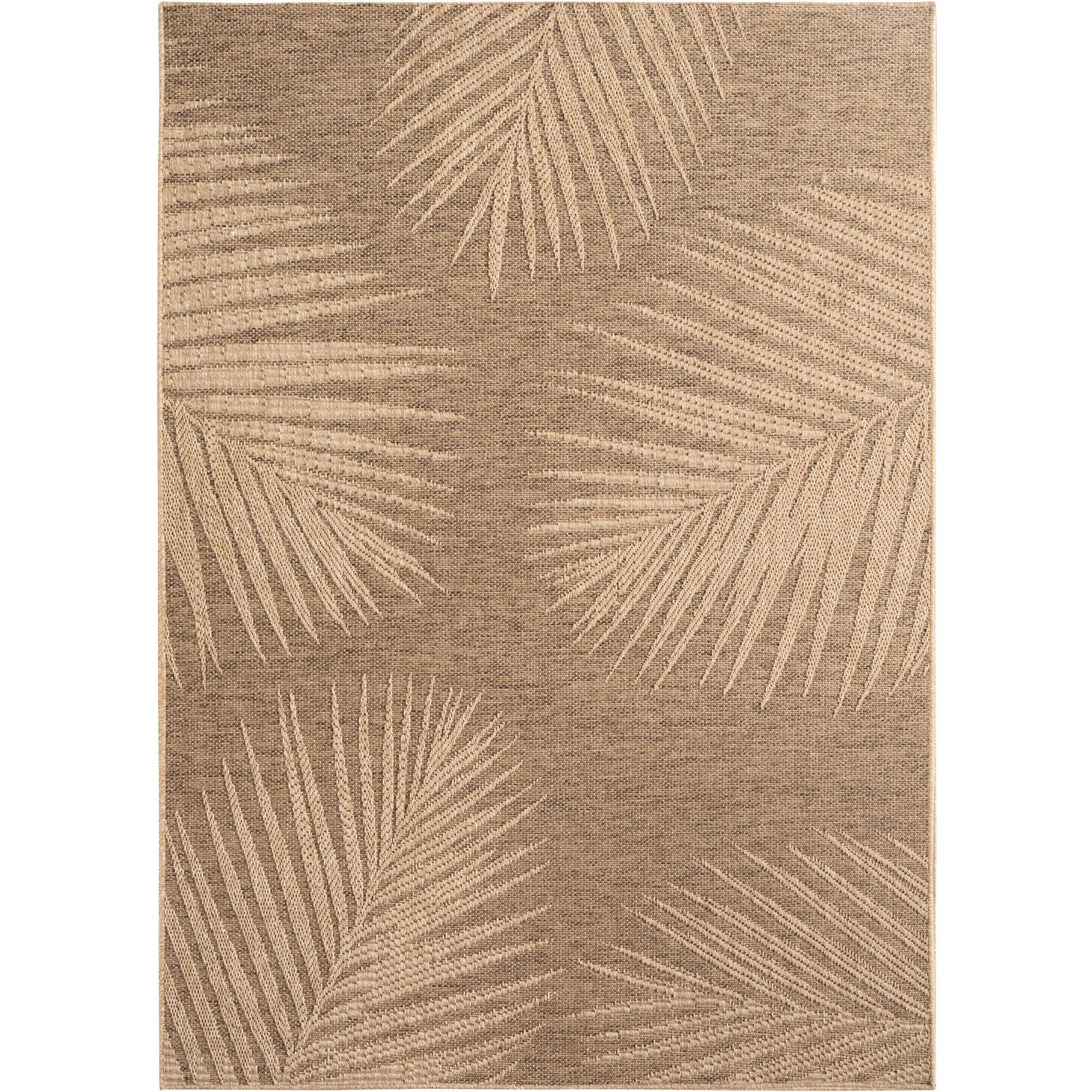 TEPPICH Outdoor ARLBERG in Braun, in Jute-Optik, 140 x 200 cm - Braun, Textil (200/140cm) - KADIMA DESIGN