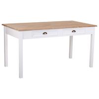 TISCH aus Holz, weiß, 150x80x78cm - Weiß, Holzwerkstoff (80/150/78cm) - Wanderlust