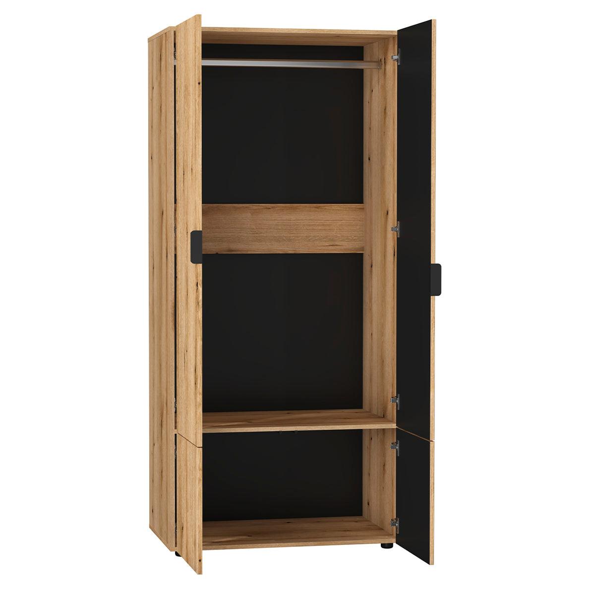 SCHRANK 4 Türen Soly Holz - Braun, Holzwerkstoff (90.4/198.5/56.1cm) - Petits-meubles