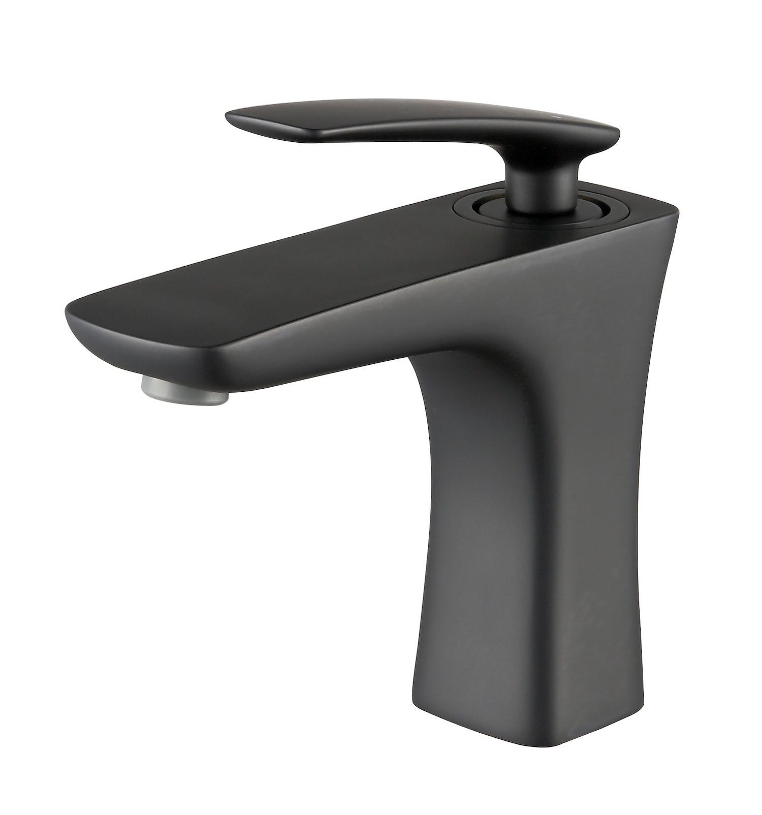 WASCHTISCHARMATUR Pentos Schwarz - Schwarz, Metall (5/20/5cm) - Badplaats