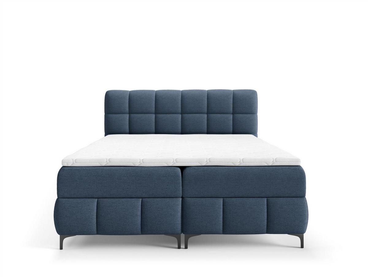 BOXBETT Charles In Aragon - Blau, Holzwerkstoff/Textil (120/200cm) - Fun Möbel