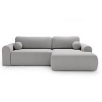 ECKSOFA Savana Grau Rechts - Grau, Holz/Textil (177/257cm) - Graingold