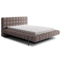 BOXBETT 180/200 Ezio Hellgrau - Grau, Holz (180/200cm) - Petits-meubles
