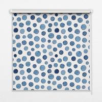 INNENROLLO - Fensterrollo - Rollo - 60x40 cm - Blaue Punkte - Blau, Kunststoff (60/140/0.5cm) - TULUP
