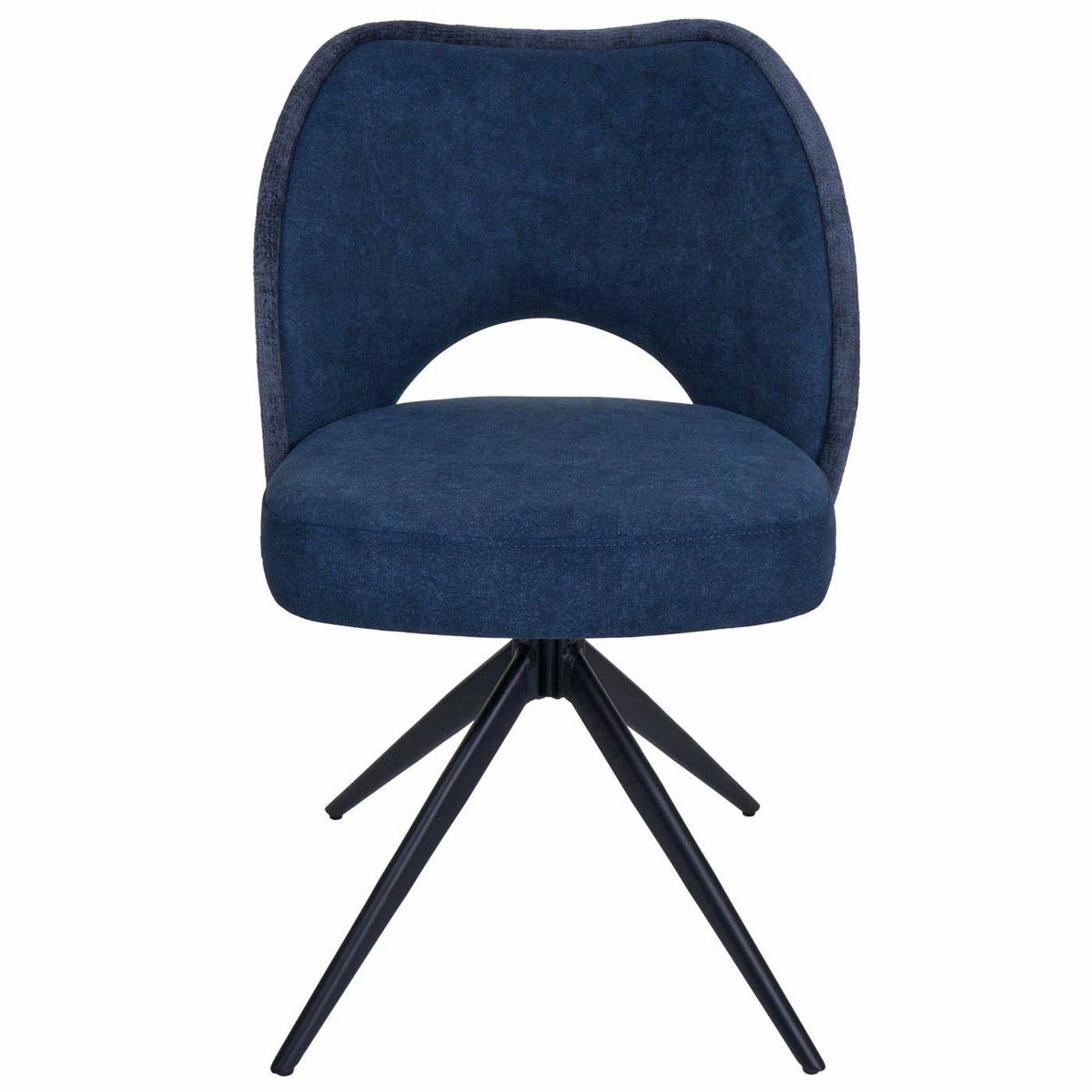 ESSZIMMERSTUHL Blau 6er-Set - Blau, Textil (54/84/60cm) - MCW