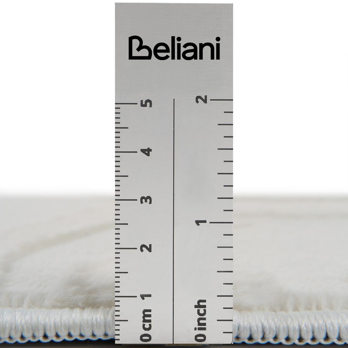 TEPPICH Cremeweiß 80/300 cm Gannett - Creme/Weiß, Textil (80/300cm) - Beliani