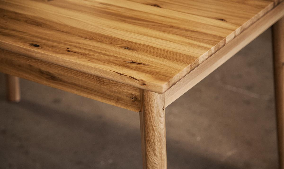 TISCH GREG Wildeiche - Wildeiche, Holz (120/90/77cm) - byoak