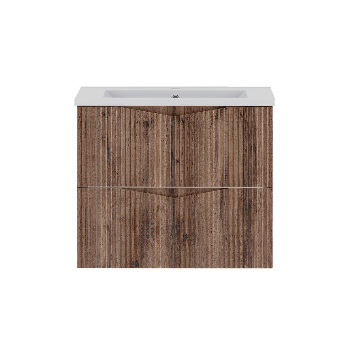 WASCHTISCH 60cm Tao Holz - Braun, Holzwerkstoff (60/50/45.8cm) - Petits-meubles
