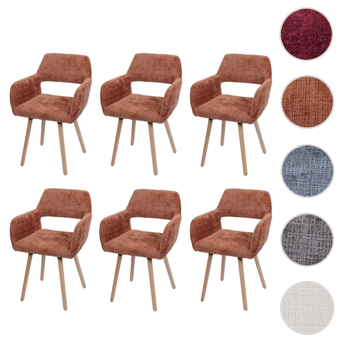ESSZIMMERSTUHL Orange - Terracotta/Orange, Textil (56/80/53cm) - MCW