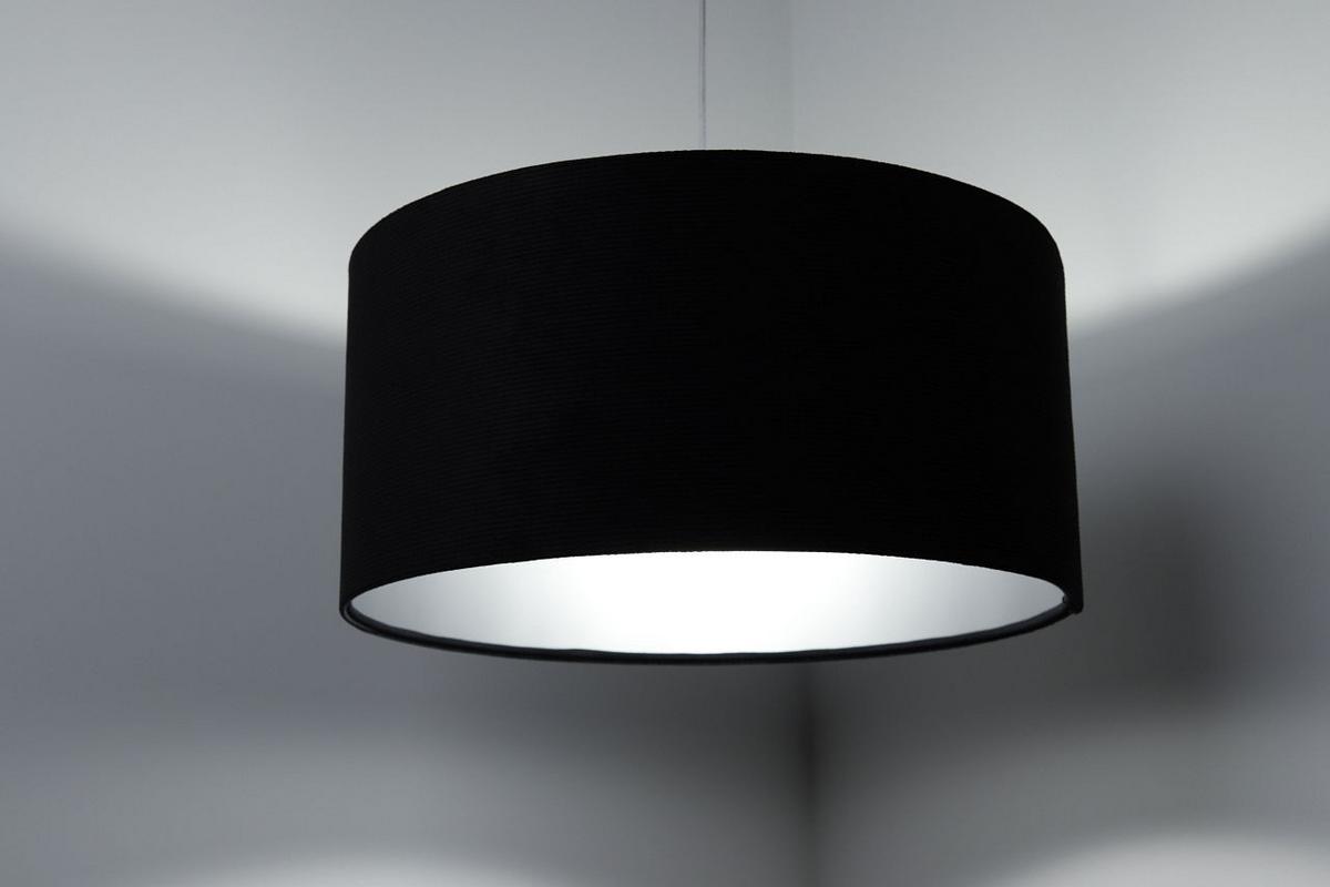 HÄNGELEUCHTE Schwarz 40/20 cm - Silberfarben/Schwarz, Kunststoff (40/0.4/20cm) - ONZENO
