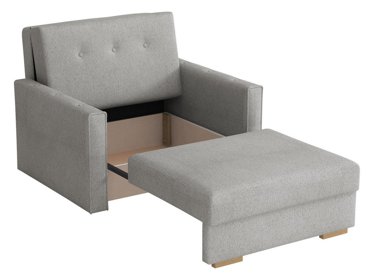 SCHLAFSOFA Viva Sonic I - Dunkelgrau/Schwarz, Holz/Textil (103/85/100cm) - MIRJAN24