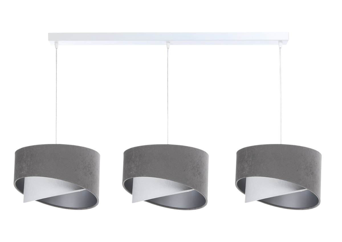 HÄNGELEUCHTE Grau 30/18 cm - Grau, Kunststoff (30/0.3/18cm) - ONZENO