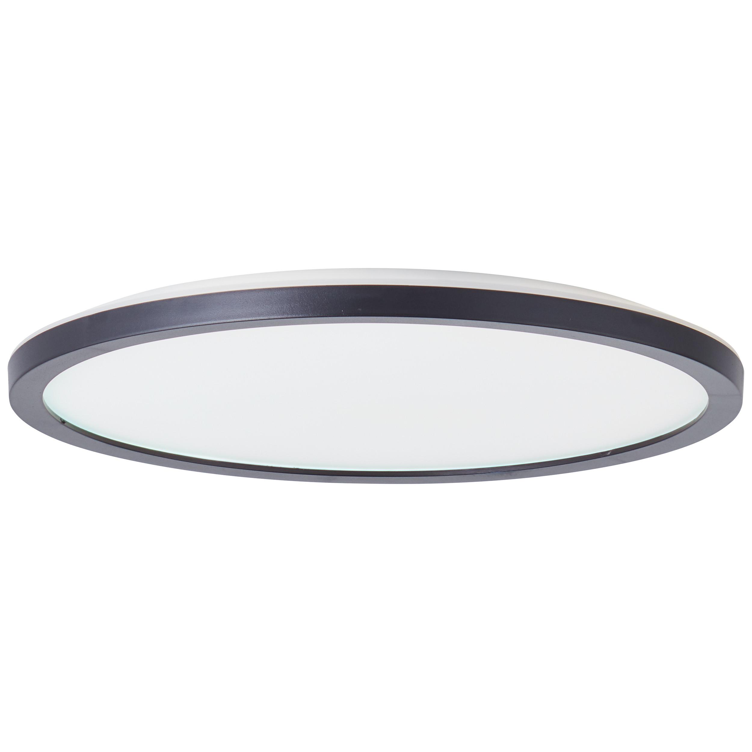 AUFBAUPANEEL Brennan G99653/26 - Schwarz, Metall (29.4/29.4/2.5cm) - Brilliant
