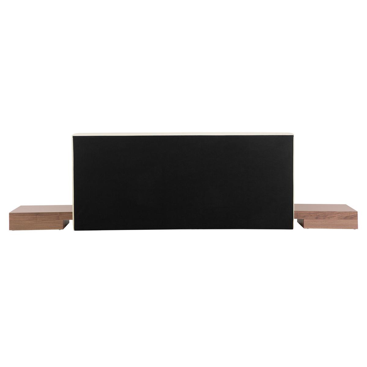 BETT mit Lattenrost 160x200 cm Heller Holzfarbton Zen - Braun, Holzwerkstoff (160/200cm) - Beliani