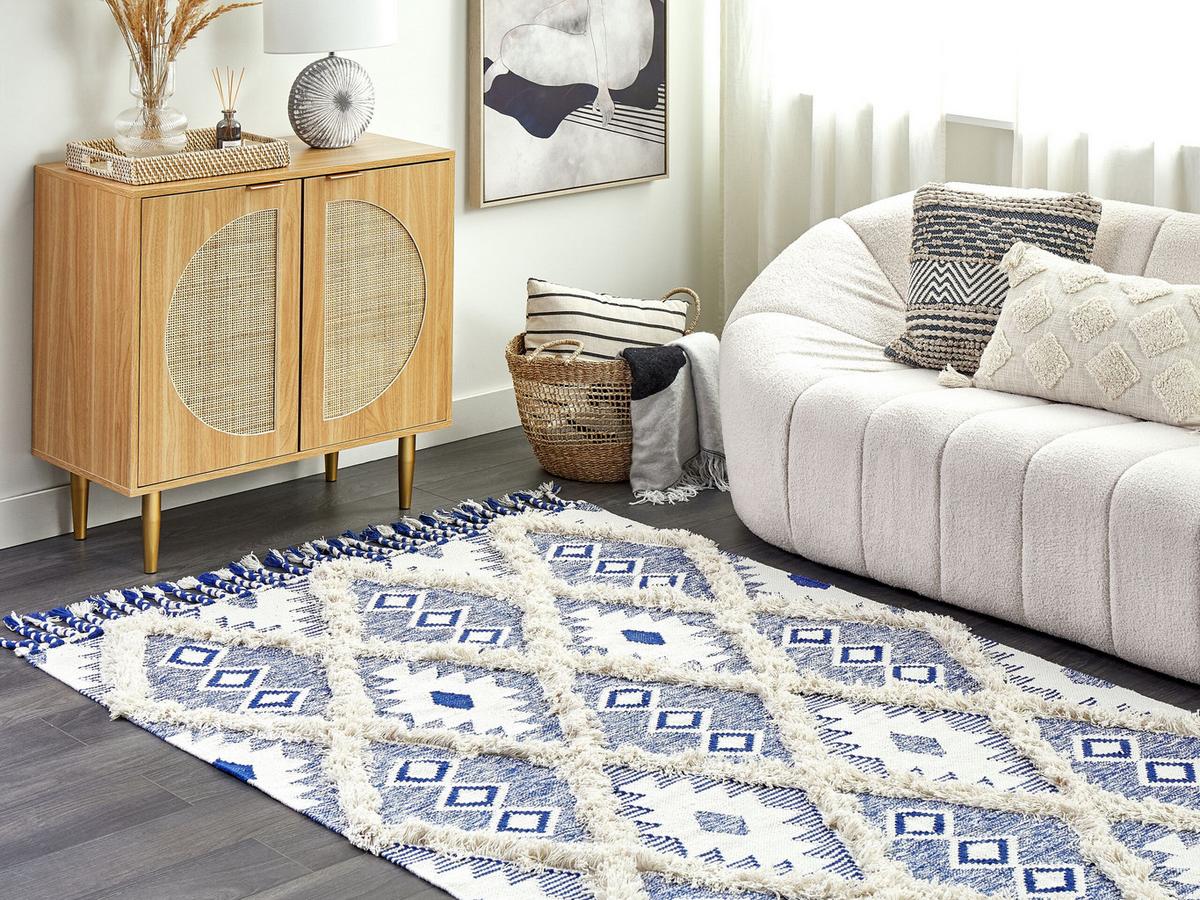 KURZFLOR-TEPPICH Manavgat 200/140 cm - Beige, Textil (140/200cm) - Beliani
