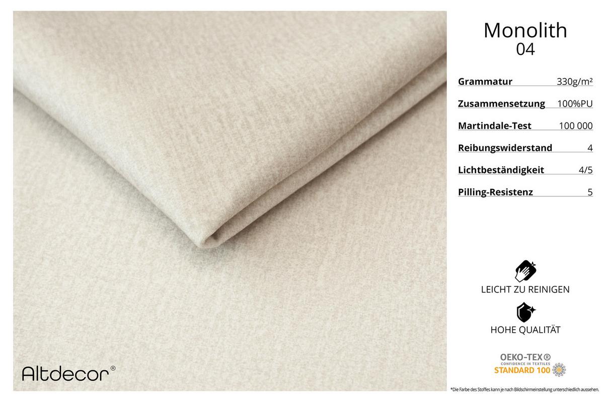 BOXSPRINGBETT APO-Z KING - 140 x 200 - H3/H4 - Beige - Beige, Holzwerkstoff (140/200cm) - ALTDECOR