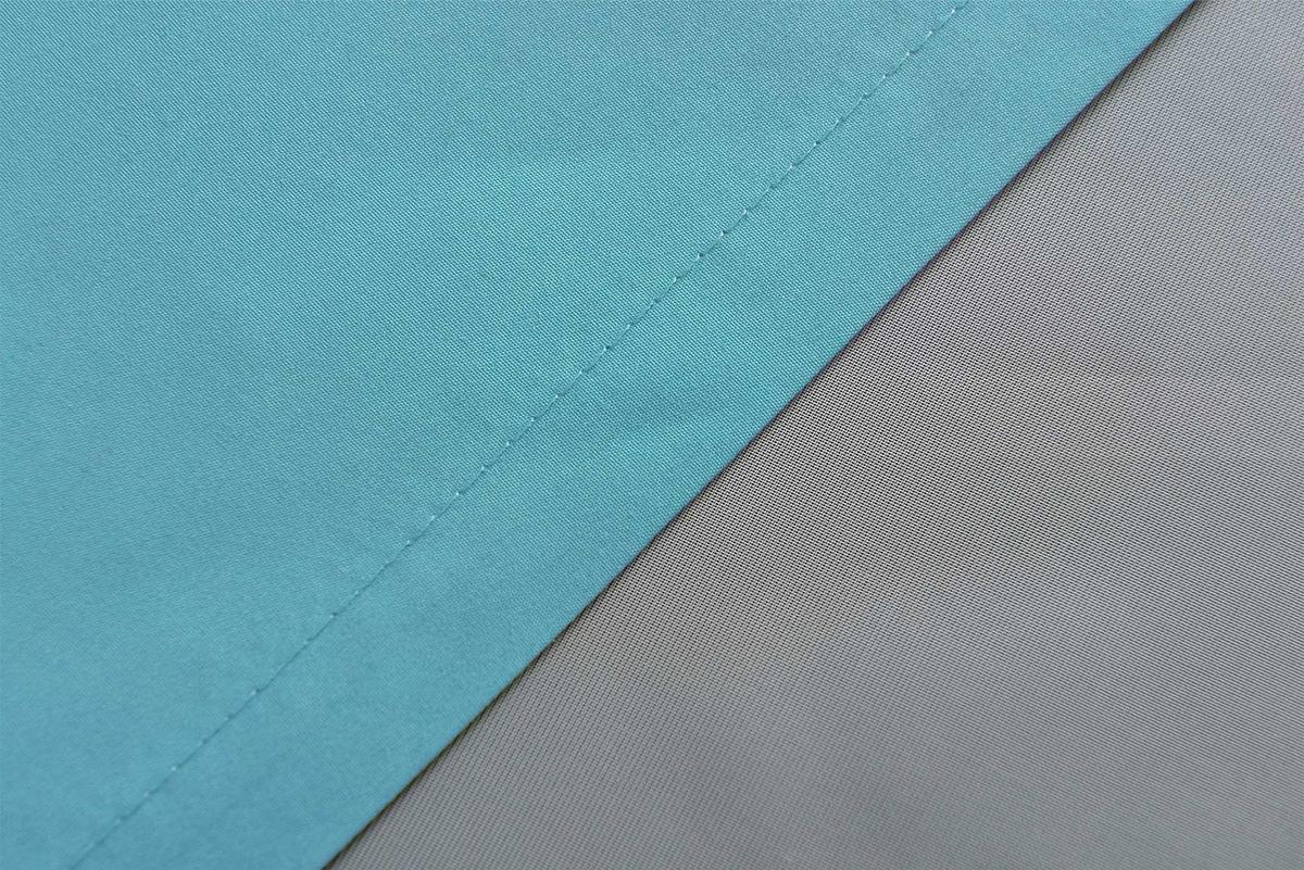 VORHANG 2ER SET POTSDAM HxB 225x140 cm Türkis - Türkis, Textil (140/225cm) - Gardinenbox