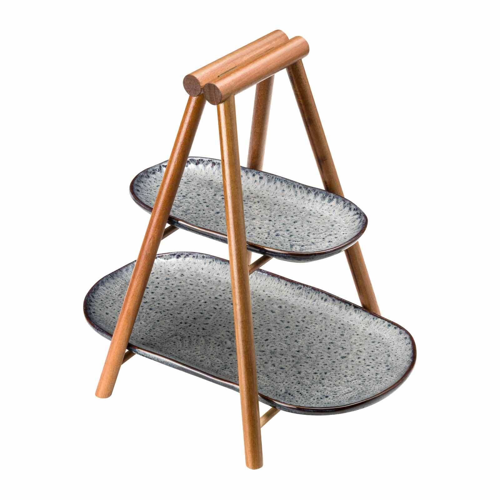 ETAGERE Matera anthrazit 31 cm - Anthrazit, Keramik (1/31cm) - Leonardo Living