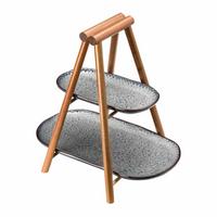 ETAGERE Matera anthrazit 31 cm - Anthrazit, Keramik (1/31cm) - Leonardo Living