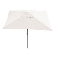 SONNENSCHIRM Cremeweiß - Weiß, Textil (192/295cm) - MCW