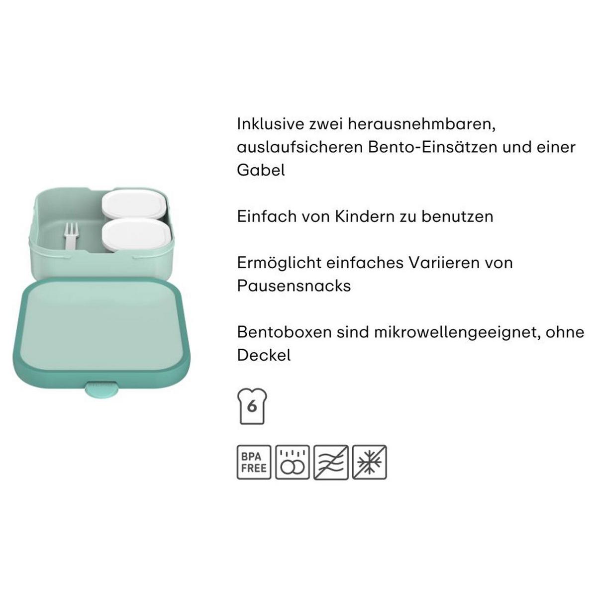 BROTDOSE XL Campus (2025) Dino 1,3 l - Dunkelgrün, Kunststoff (18.2/6.1/18.2cm) - Mepal