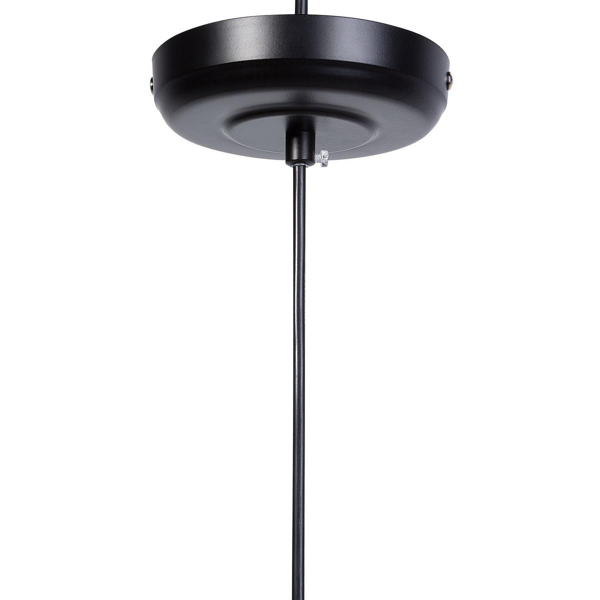 HÄNGELEUCHTE Giona 40/40/128 cm - Schwarz, Metall (40/40/128cm) - Beliani