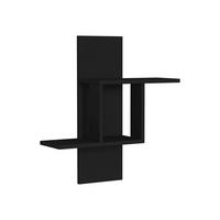 WANDREGAL mit 2 Ablagen 64/20/70 cm - Anthrazit, Holzwerkstoff (20/70/10cm) - Calicosy