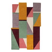 TEPPICH aus Wolle HALLEIN in Pastell, geometrisch, 200 x 290 cm - Multicolor, Textil (200/290cm) - KADIMA DESIGN
