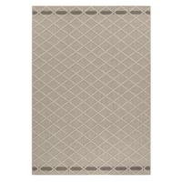 TEPPICH Outdoor IMST in Beige, mit Rautenmuster, 80 x 150 cm - Beige, Textil (150/80cm) - KADIMA DESIGN