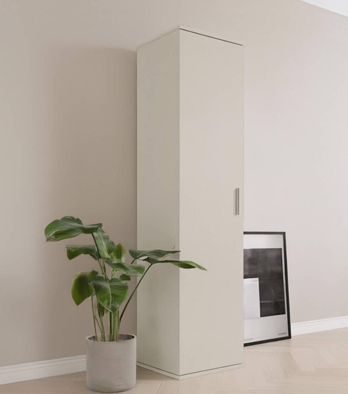 MEHRZWECKSCHRANK Der Kompakte - Beige, Holzwerkstoff (42/180/34cm) - Mokebo