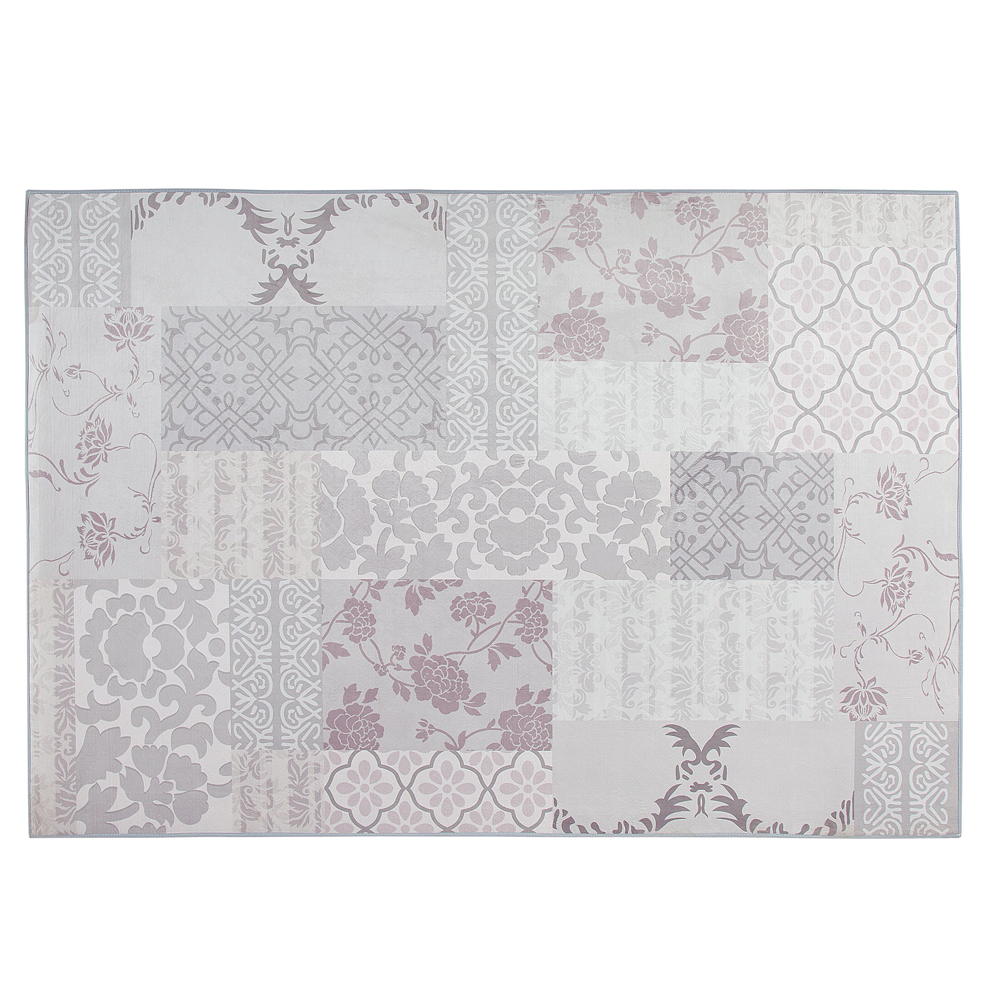 KURZFLOR-TEPPICH Ballica 230/160 cm - Grau, Kunststoff (160/230cm) - Beliani